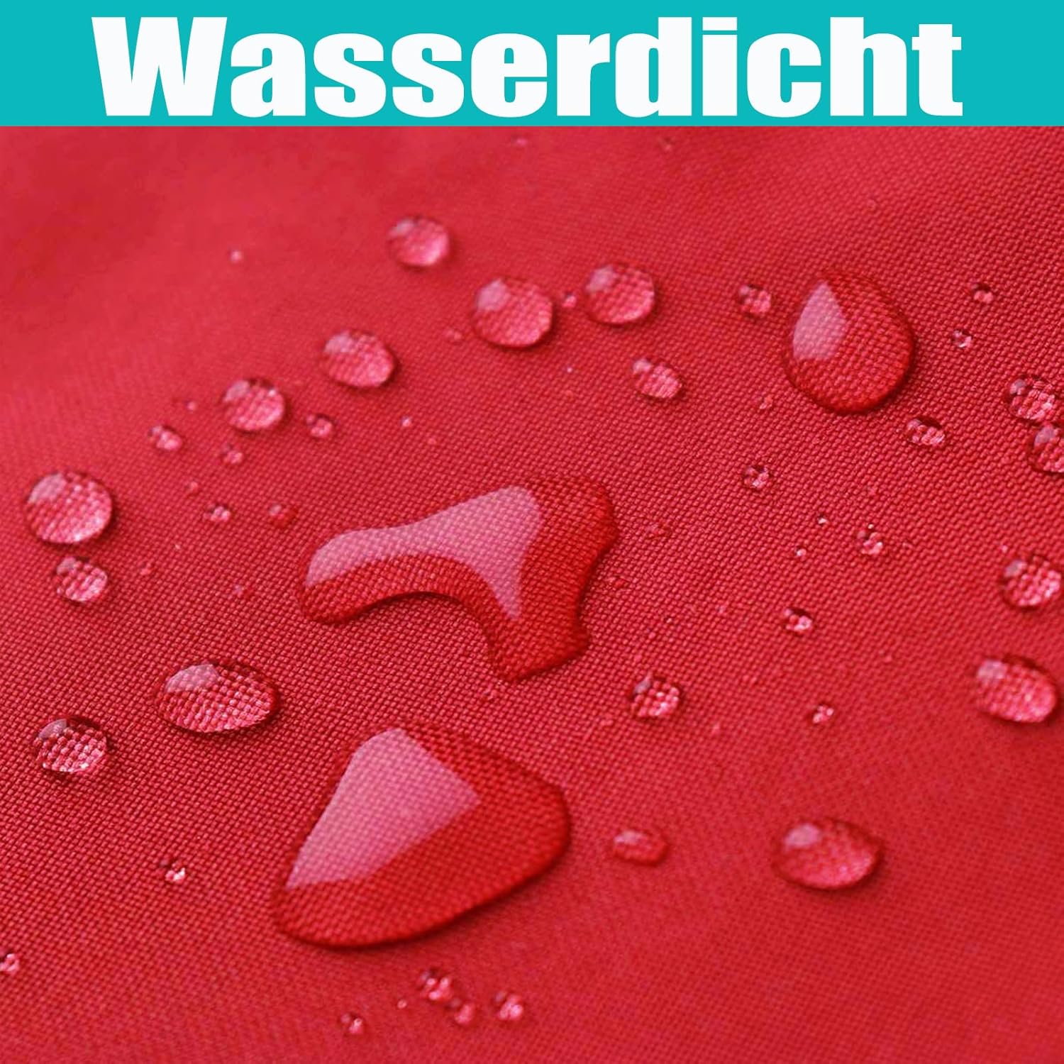 Ygann Sonnensegel Sonnenschutz Sonnendach Balkon Wetterschutz wasserabweisend Winddicht PES 420D 96% UV-Schutz für Garten Outdoor Viereck Rechteck Quadrat